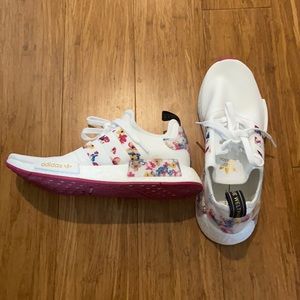 WORN ONCE Adidas NMD_R1 floral sneakers